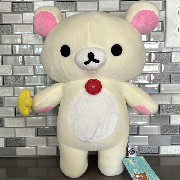 ⭐️San-X Rilakkuma KORILAKKUMA HOLDING STAR Plush / 14” / Kawaii / BRAND NEW⭐️ - Picture 1 of 15